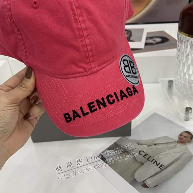巴黎世家經典字母款男女款帆布鴨舌帽 balenciaga頂級版本棒球帽  mmj1615
